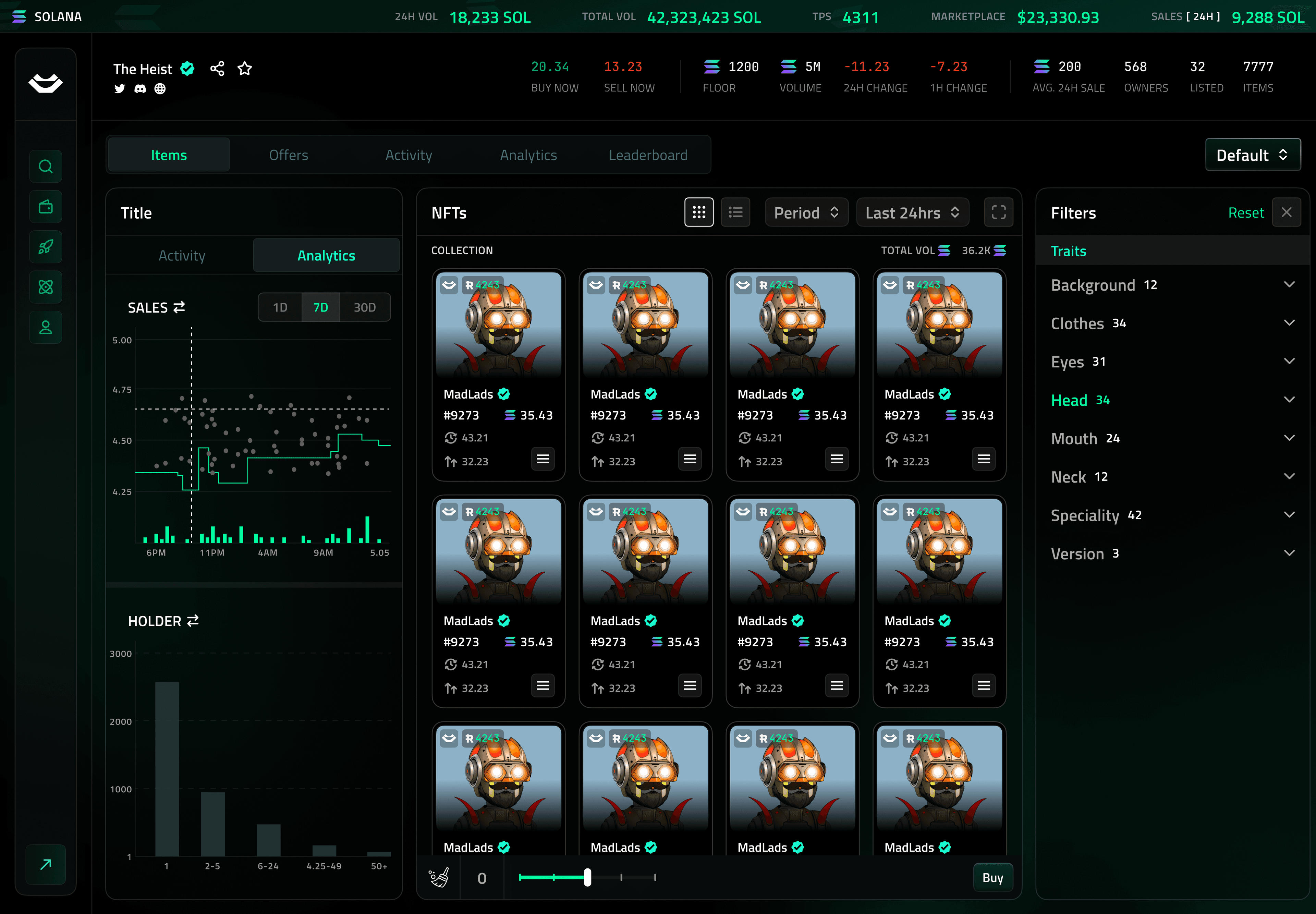 NFT marketplace